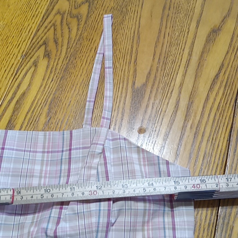 J.CREW Womens Dress 4 NEW  PINK Casual Party Striped Straps COTTON - Picture 4 of 8
